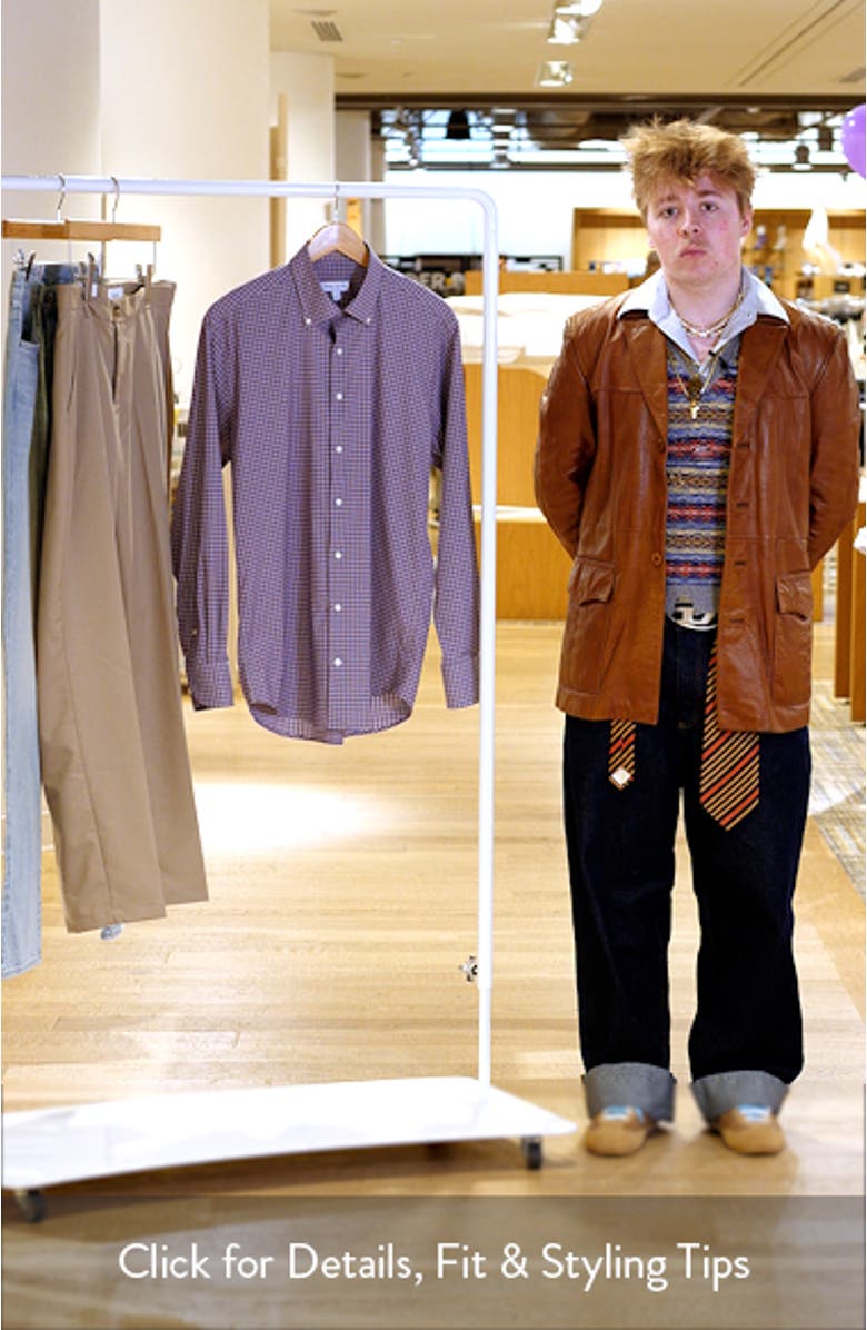 Petaluma Check Performance Twill Button-Down Shirt, sales video thumbnail