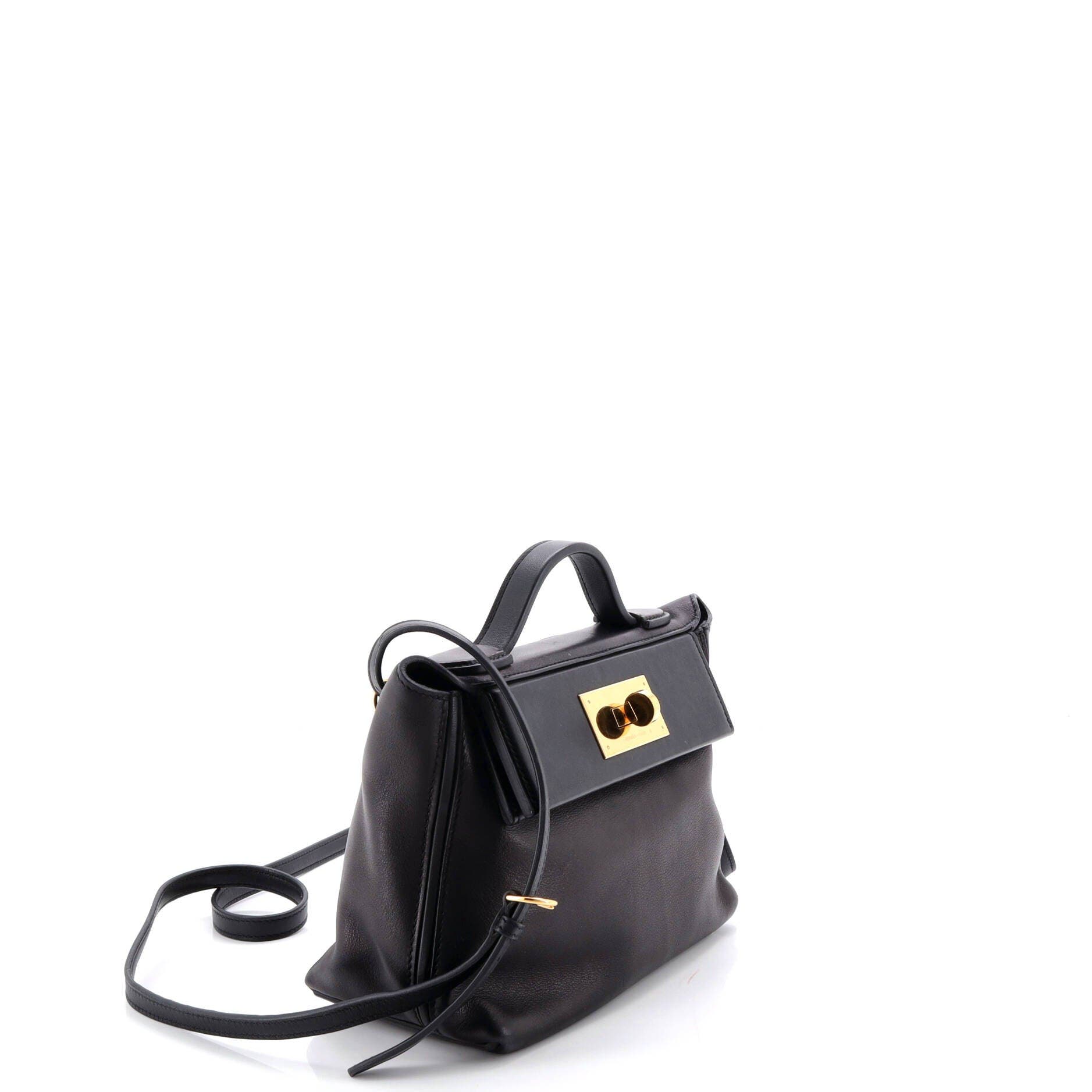 Pre-Owned Hermes 24/24 Bag Volupto with Swift 21, Alternate, color, Noir