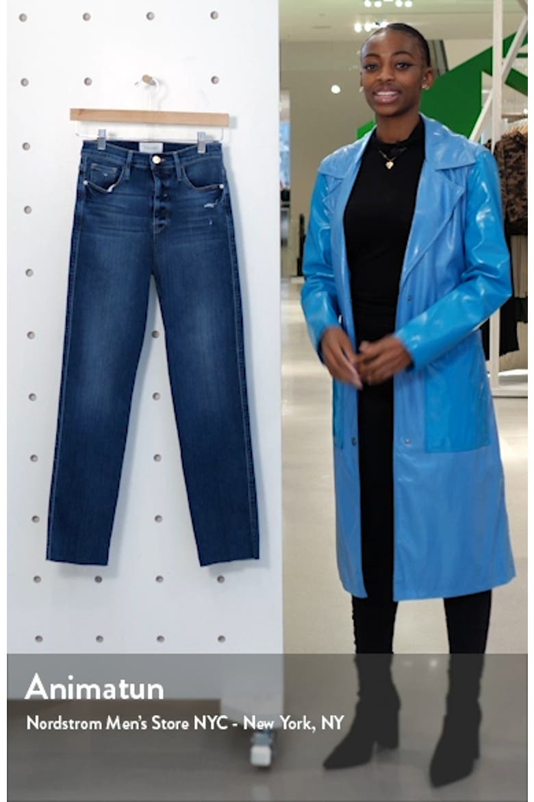 Le Sylvie High Waist Raw Edge Jeans video