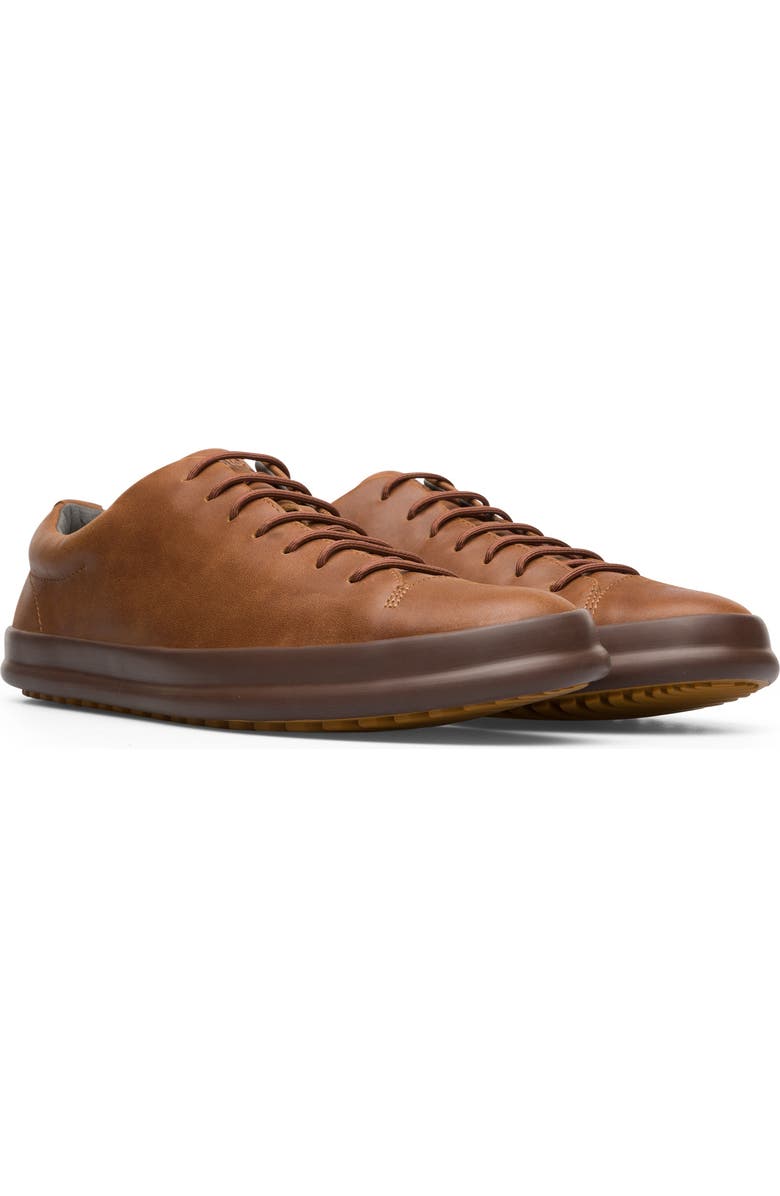 Camper Chasis Leather Sneaker, Main, color, Medium Bro