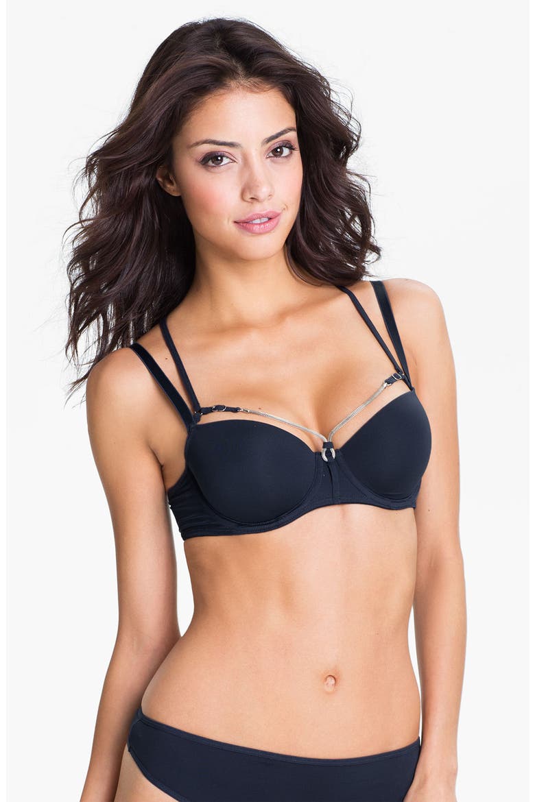 'Calder' Underwire Balconette Bra, Alternate, color, NIGHT BLUE