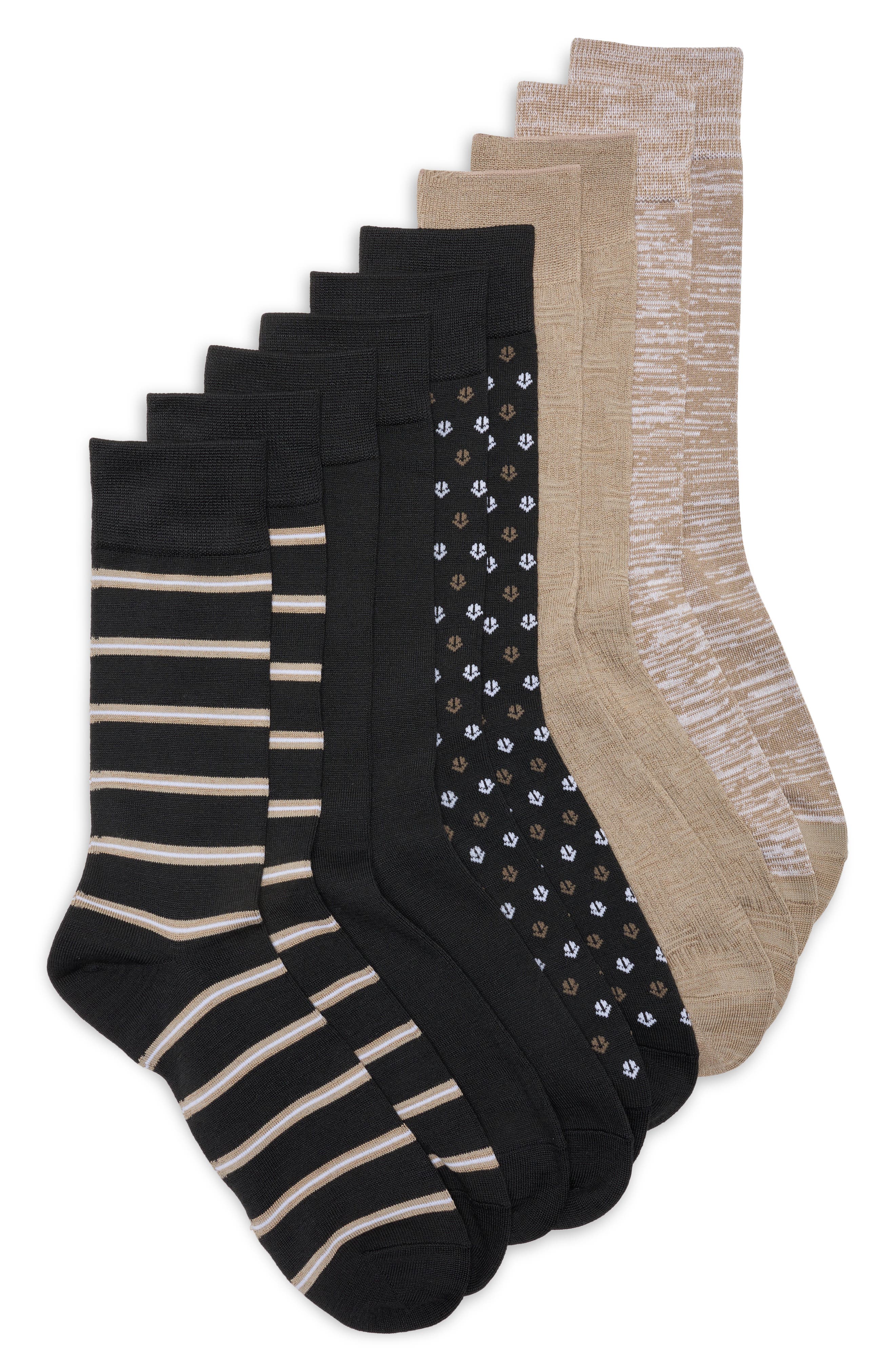 NORDSTROM RACK Ultrasoft 5-Pack Assorted Dress Socks