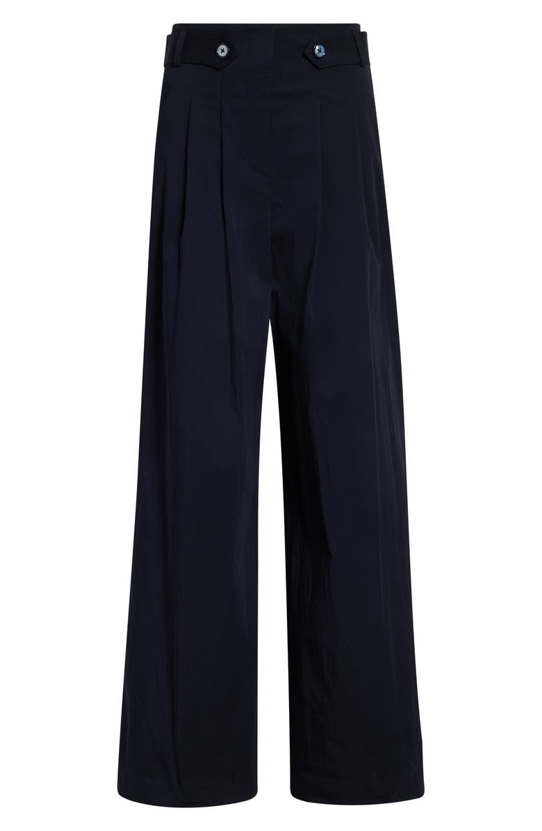 Veronica Beard Allman High Waist Wide Leg Pants, Alternate, color, Navy