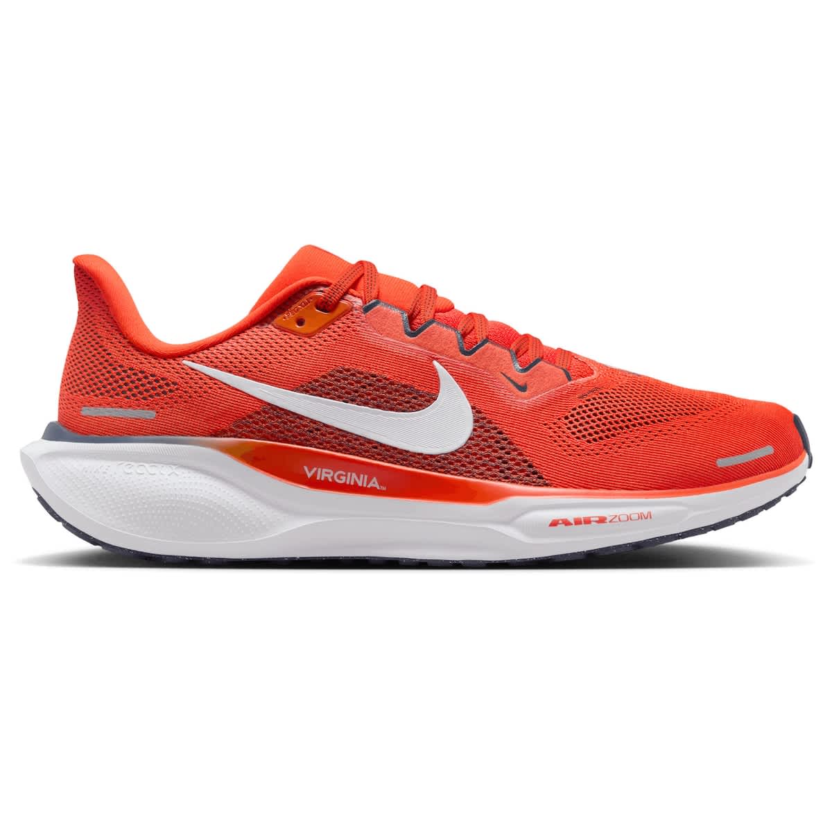Nike Unisex Nike Orange Virginia Cavaliers Zoom Pegasus 41 Running Shoes, Alternate, color, Orange