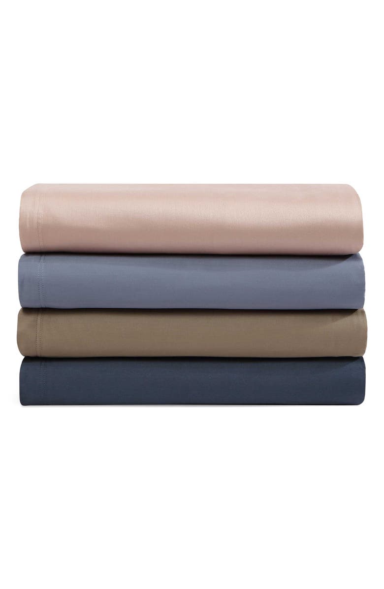 Calvin Klein Organic Earth Cotton Sateen Sheet Set, Alternate, color, Brown