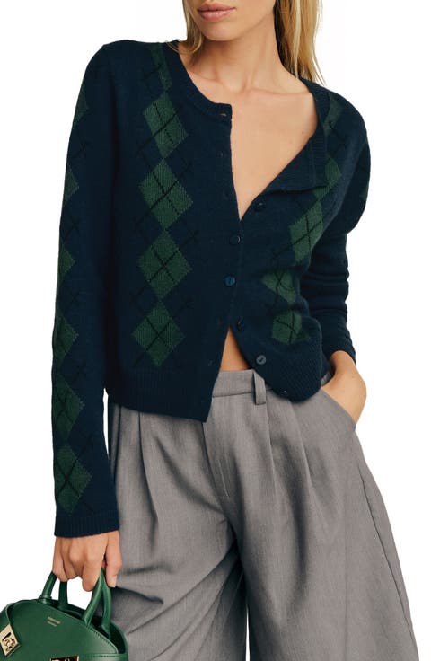 Clara Cashmere Crew Cardigan