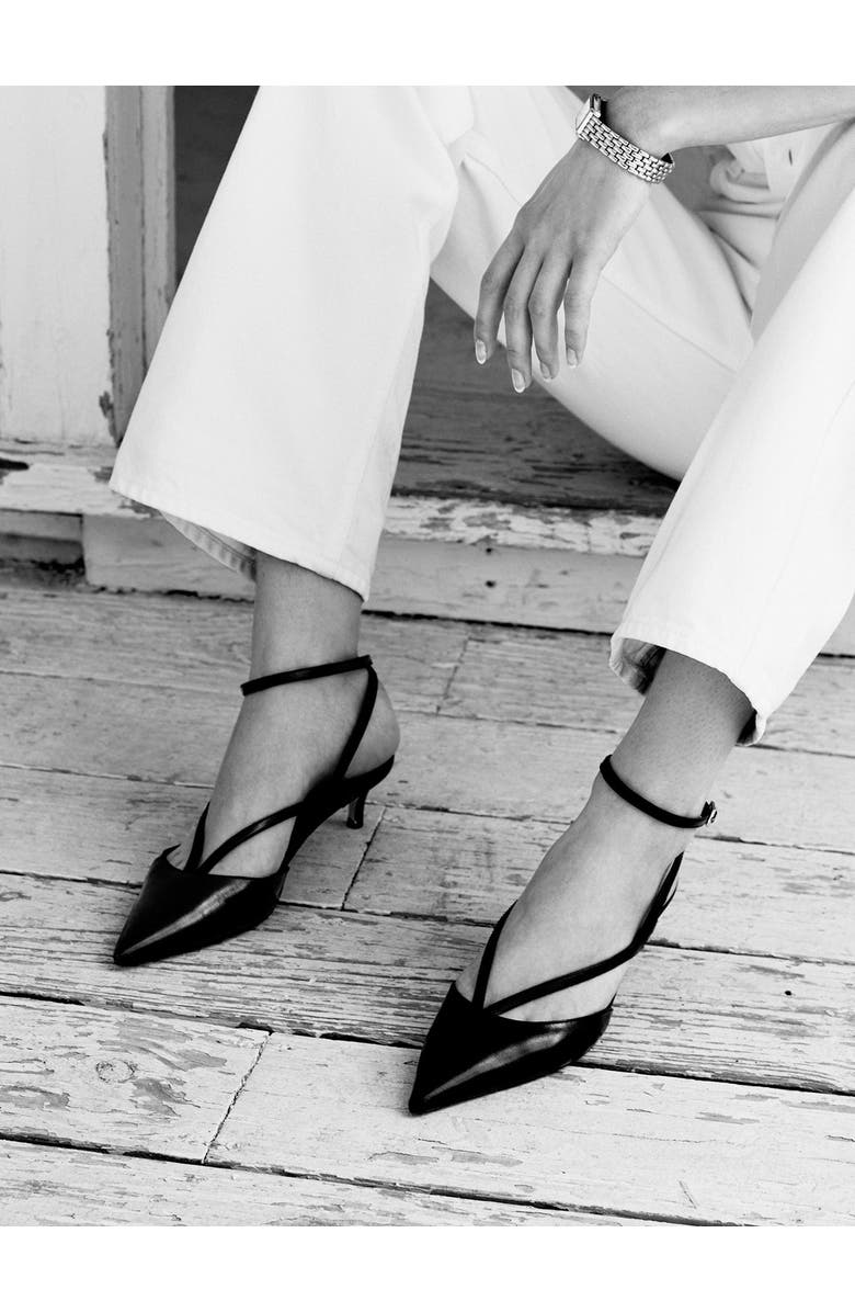 MARION PARKE Hazel Kitten Heel | Nappa, Alternate, color, Ivory