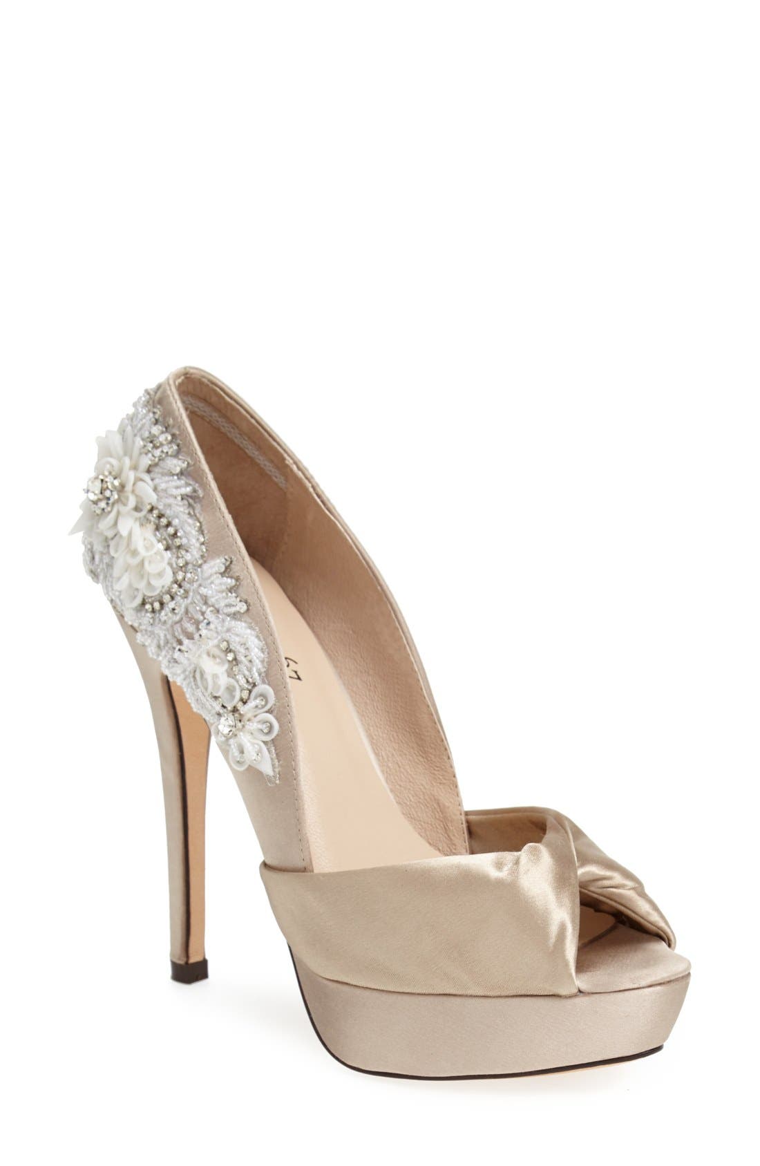 'Narke' Pump, Main, color, STONE