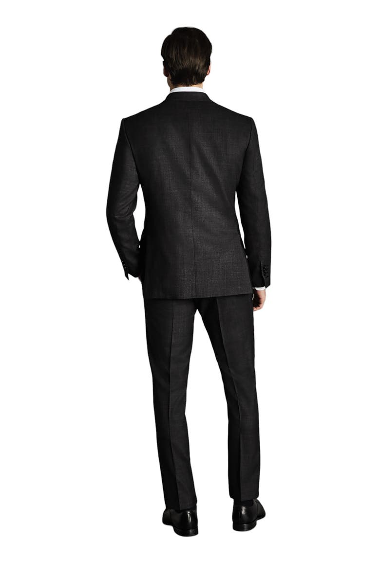 Charles Tyrwhitt Slim Fit End On End Ultimate Performance Suit Jacket, Alternate, color, Charcoal Grey