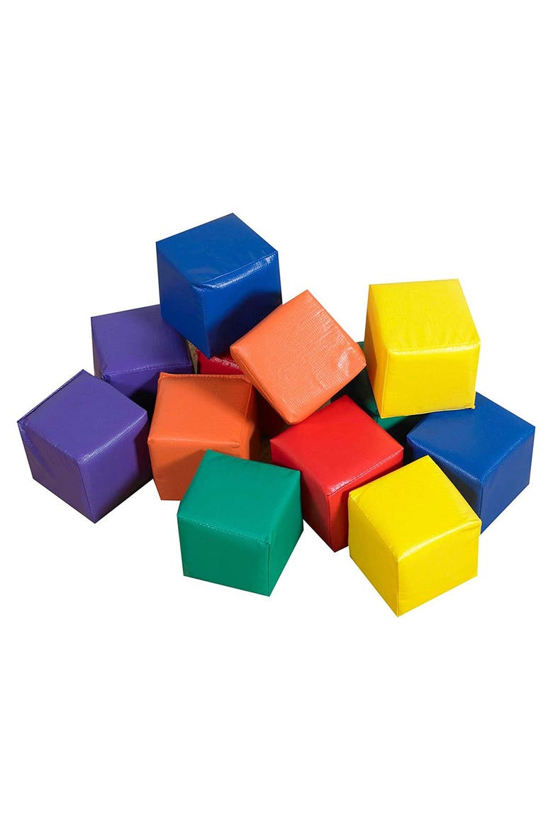 Soft Oversized Toddler Blocks - 12 Pieces, Alternate, color, Multicolor