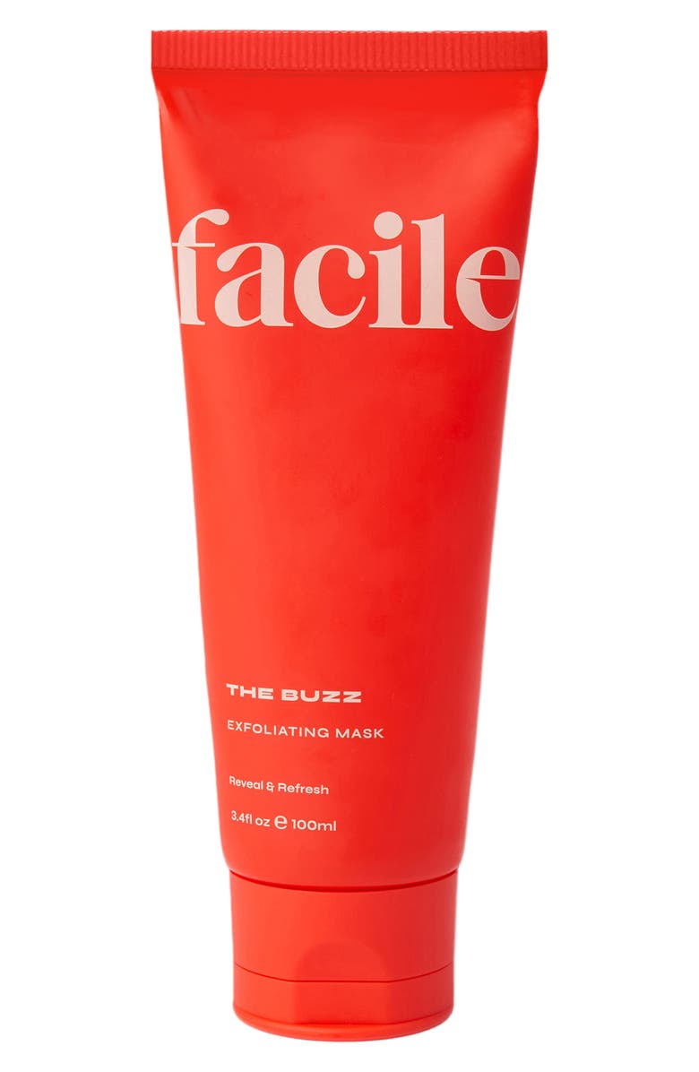 FACILE The Buzz Brightening Exfoliating Facial Treatment with AHA & BHA, Main, color, 