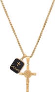 STEELTIME Cross Pendant Necklace