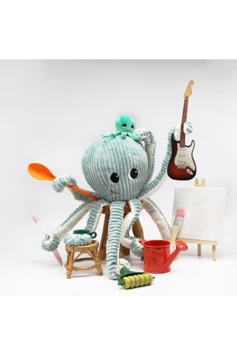 Octopus Mom & Her Baby  - Secret Keeper Plush Toy, Eco-Friendly, Soft & Washable, Alternate, color, Pink