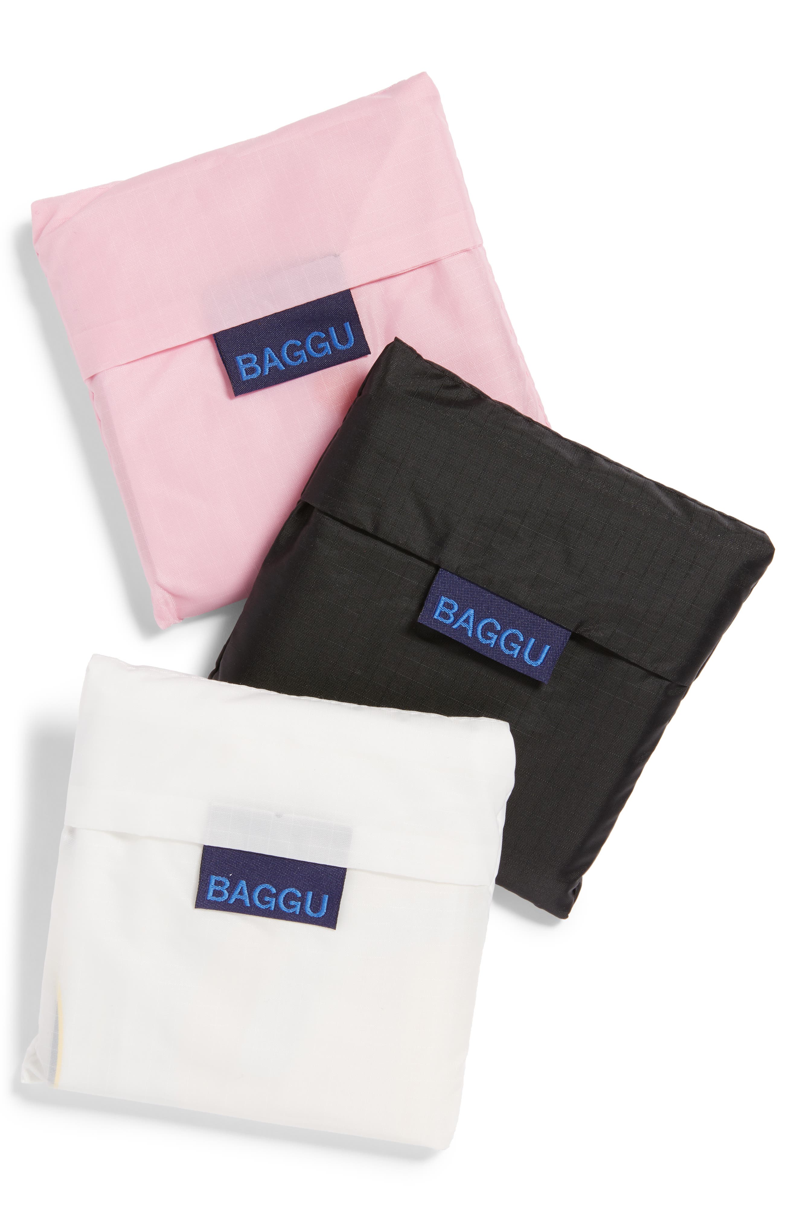 Baggu <sup>®</sup> Set of 3 Standard Baggu Printed Ripstop Nylon Totes, Alternate, color, 