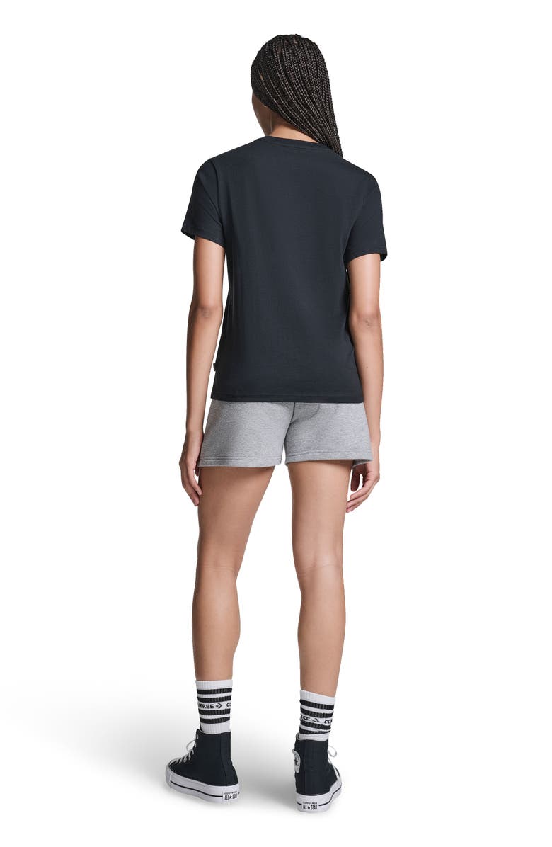 Converse Half & Half T-Shirt, Alternate, color, Converse Black