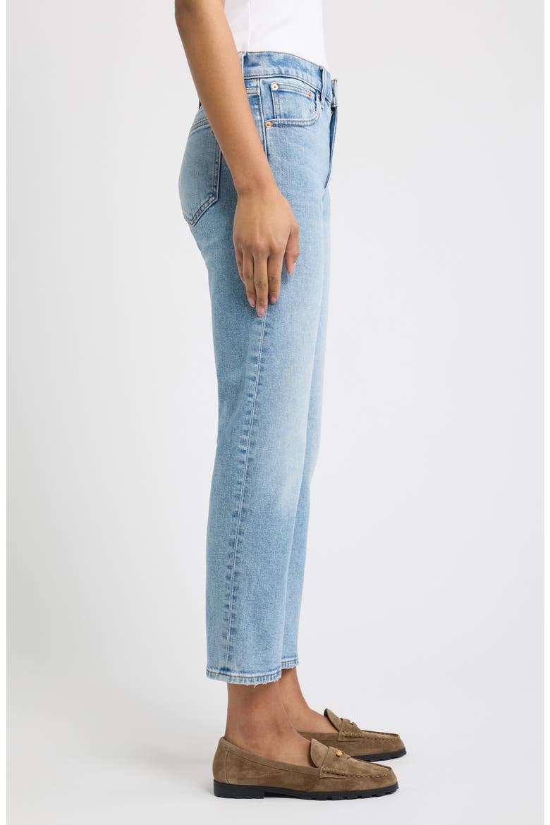 Jules Mid Waist Slim Straight Leg Jeans, Alternate, color, RAEBROOK WASH