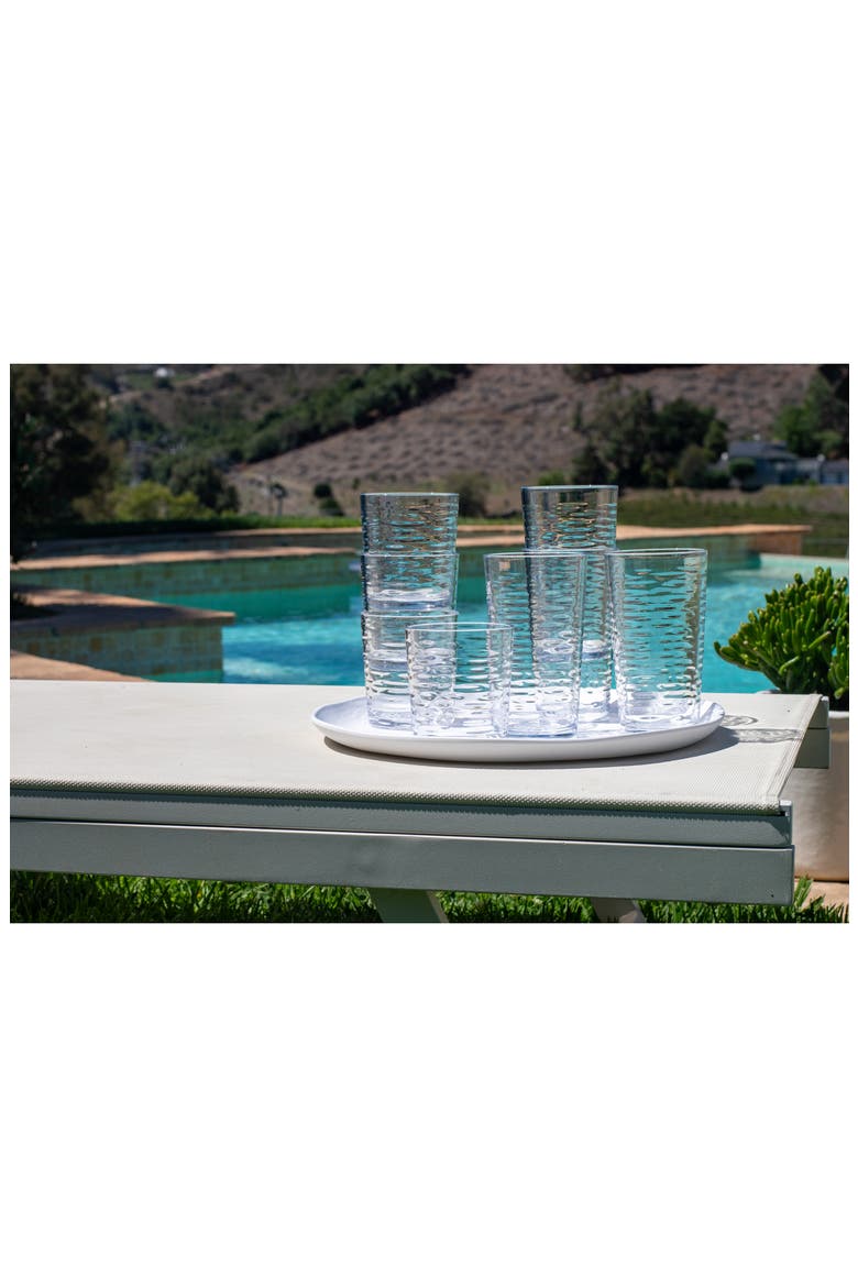 Tritan Foundry Set of 6 Jumbo Drinking Glass, Alternate, color, CLEAR