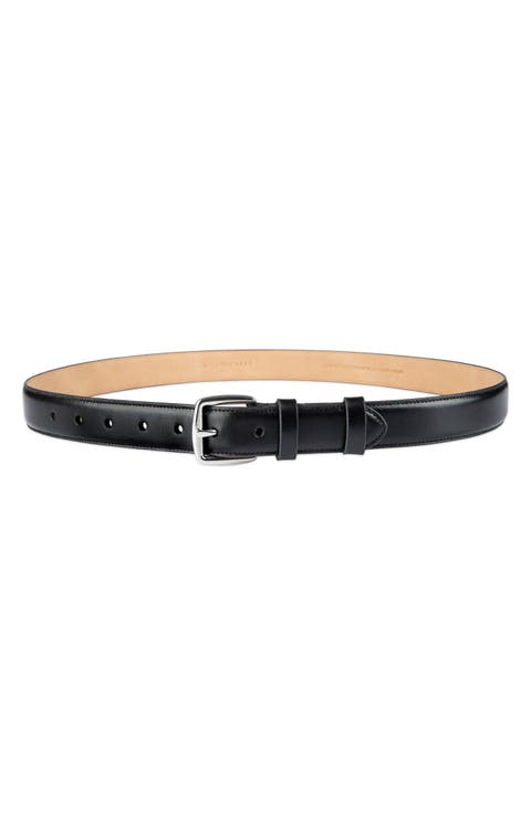 Feather Edge Leather Belt