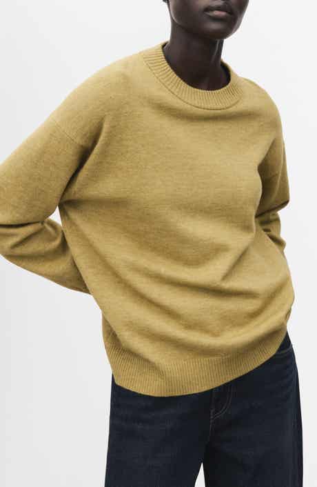 MANGO Oversize Crewneck Sweater