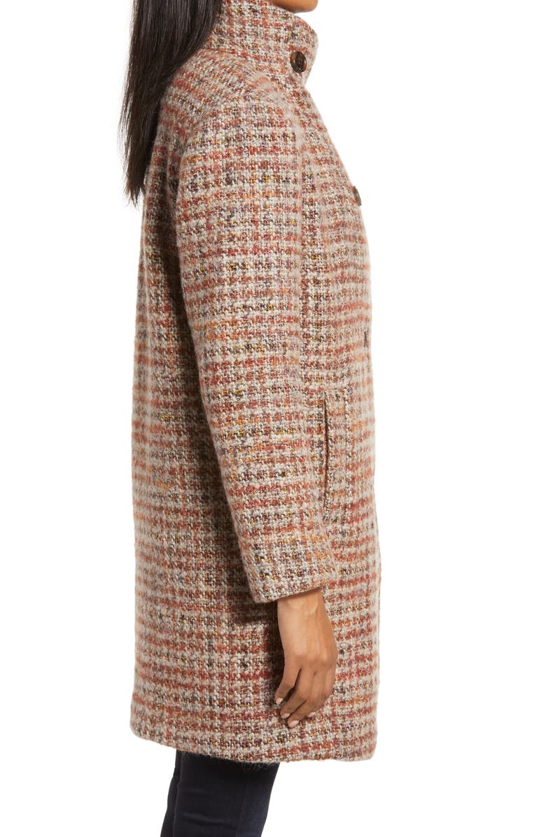 Ellen Tracy Double Breasted Wool Blend Coat, Alternate, color,