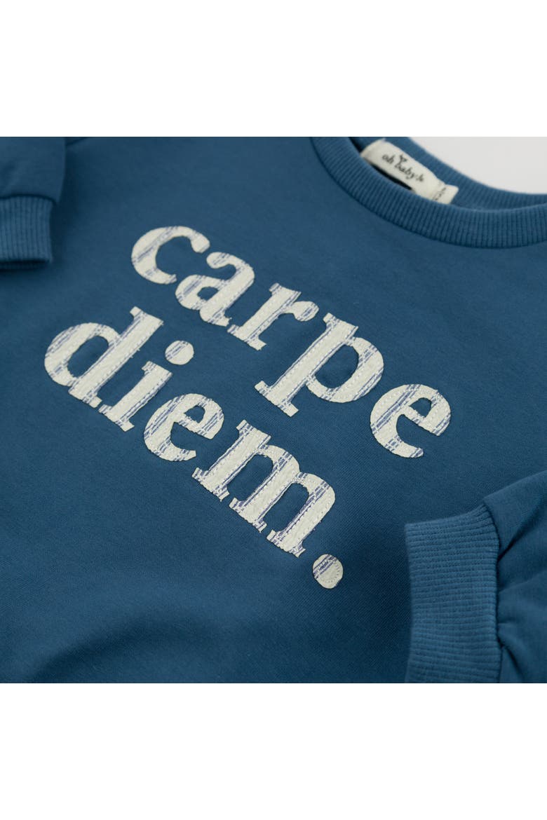 Carpe Diem Brooklyn Boxy Sweatshirt, Alternate, color, French Blue
