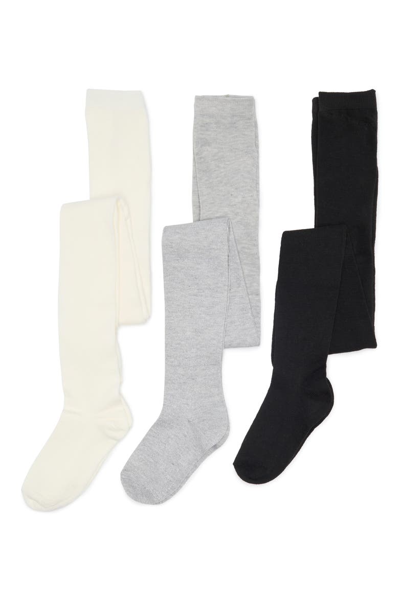 Kids' Assorted 3-Pack Sweater Tights, Main, color, GRY CMBO