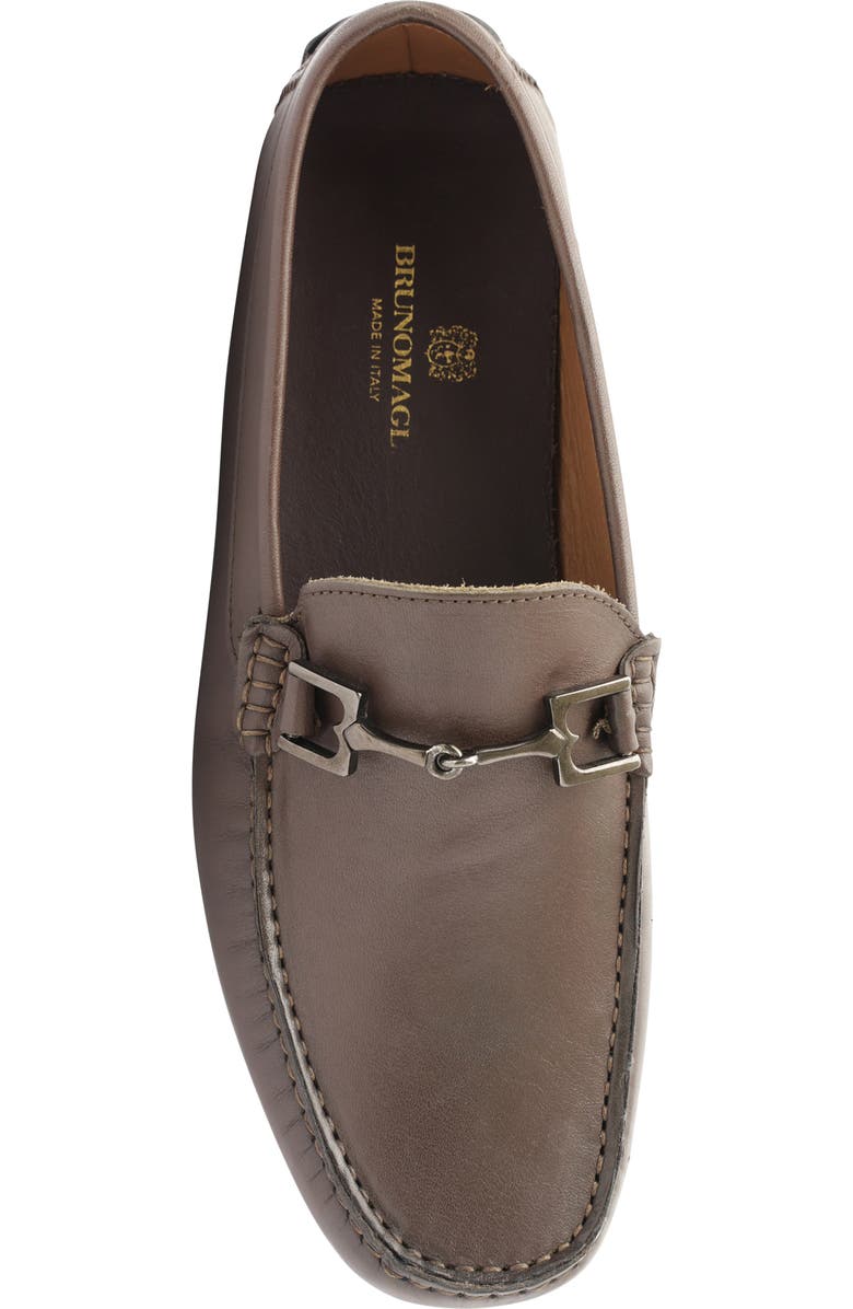 Bruno Magli Xander Driving Loafer, Alternate, color, Brown Leather