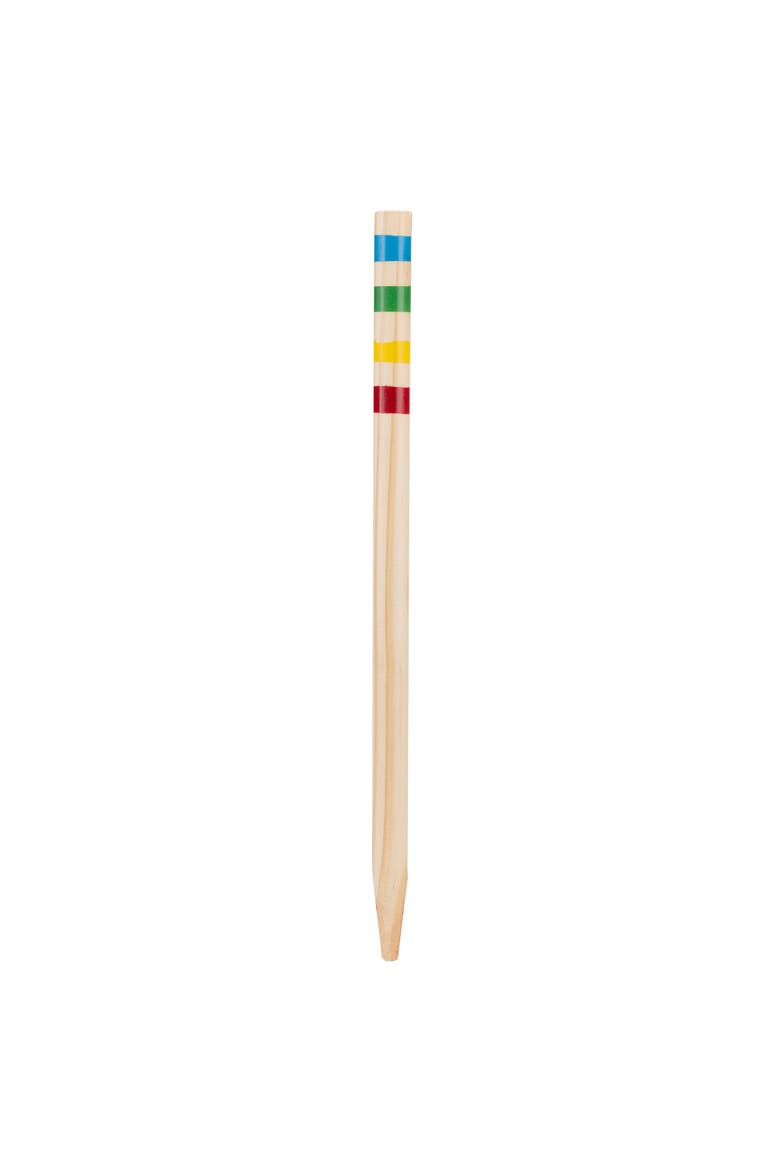 Croquet Set Wood Mallets Balls Travel Bag Family Age 3+, Alternate, color, Multicolored