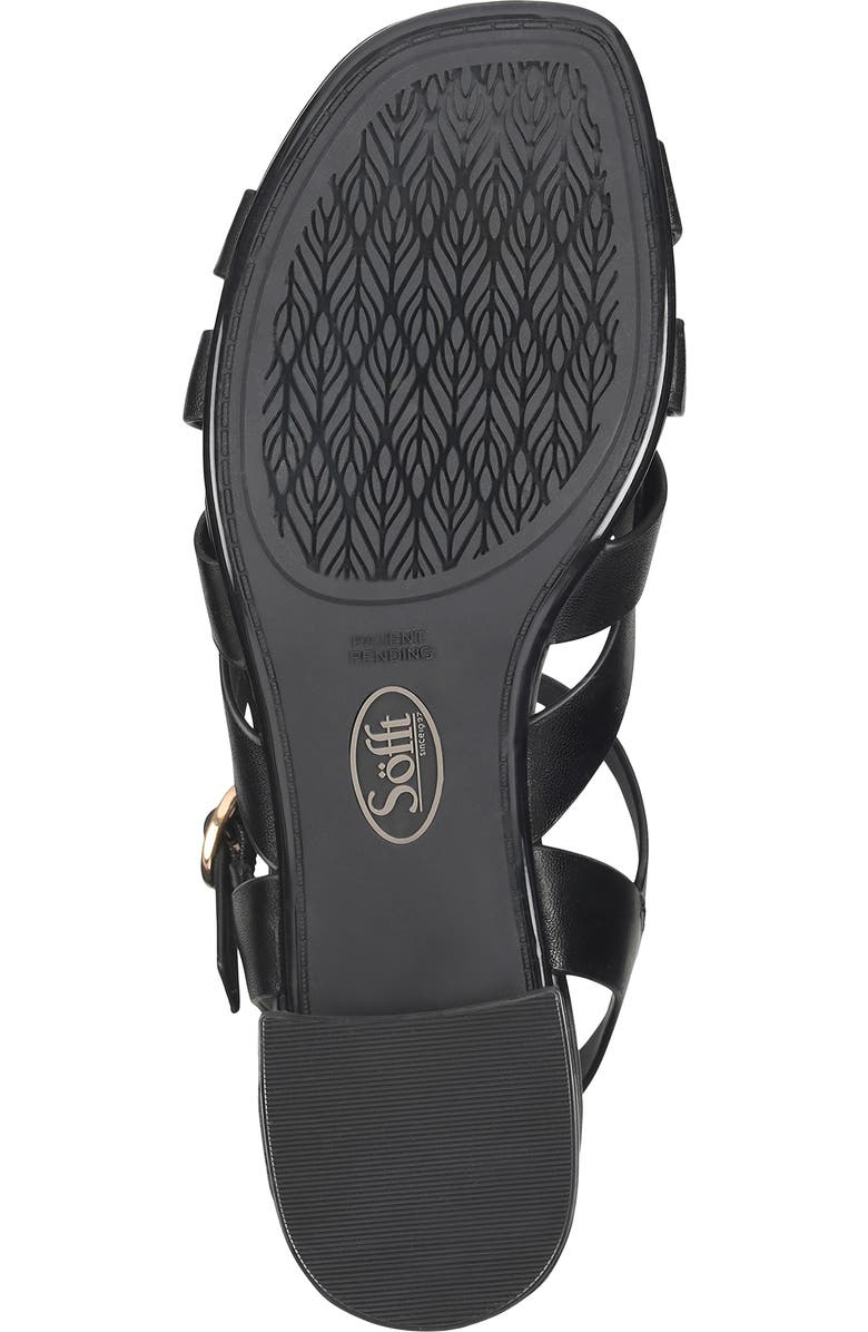 Söfft Lindsey Ankle Strap Sandal, Alternate, color, Black