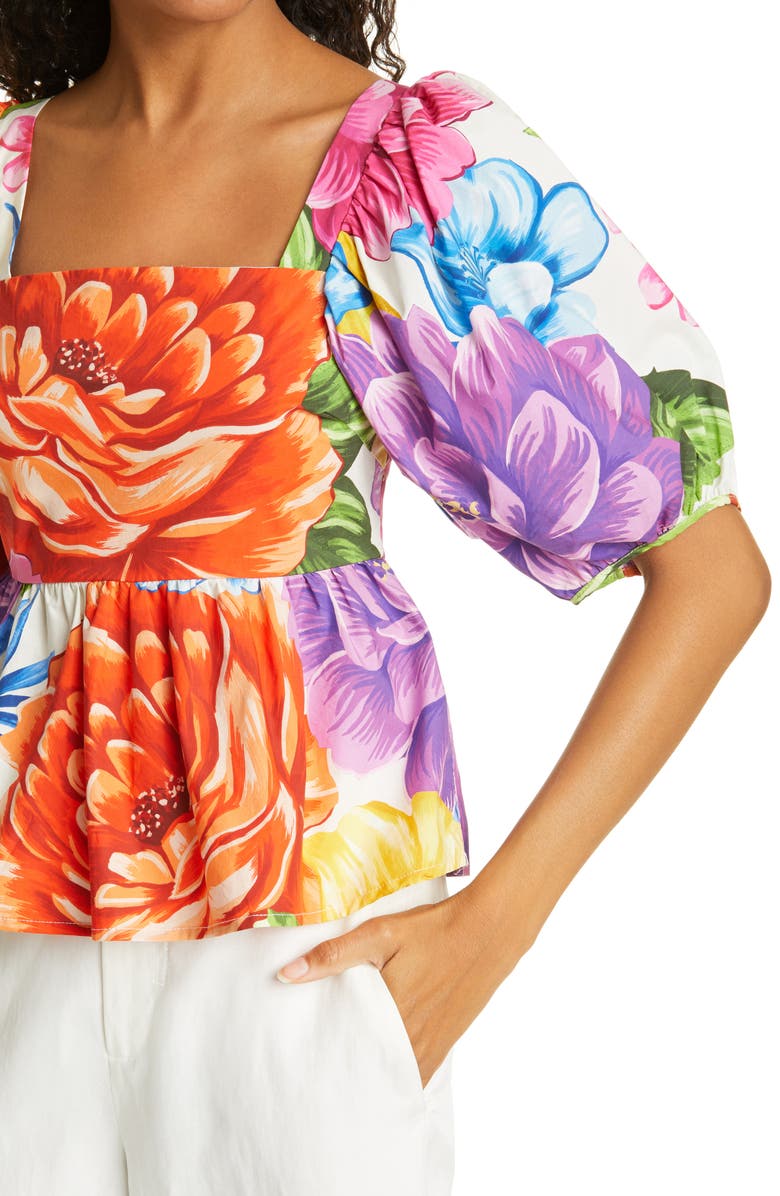 FARM Rio Rainbow Chita Blouse, Alternate, color,