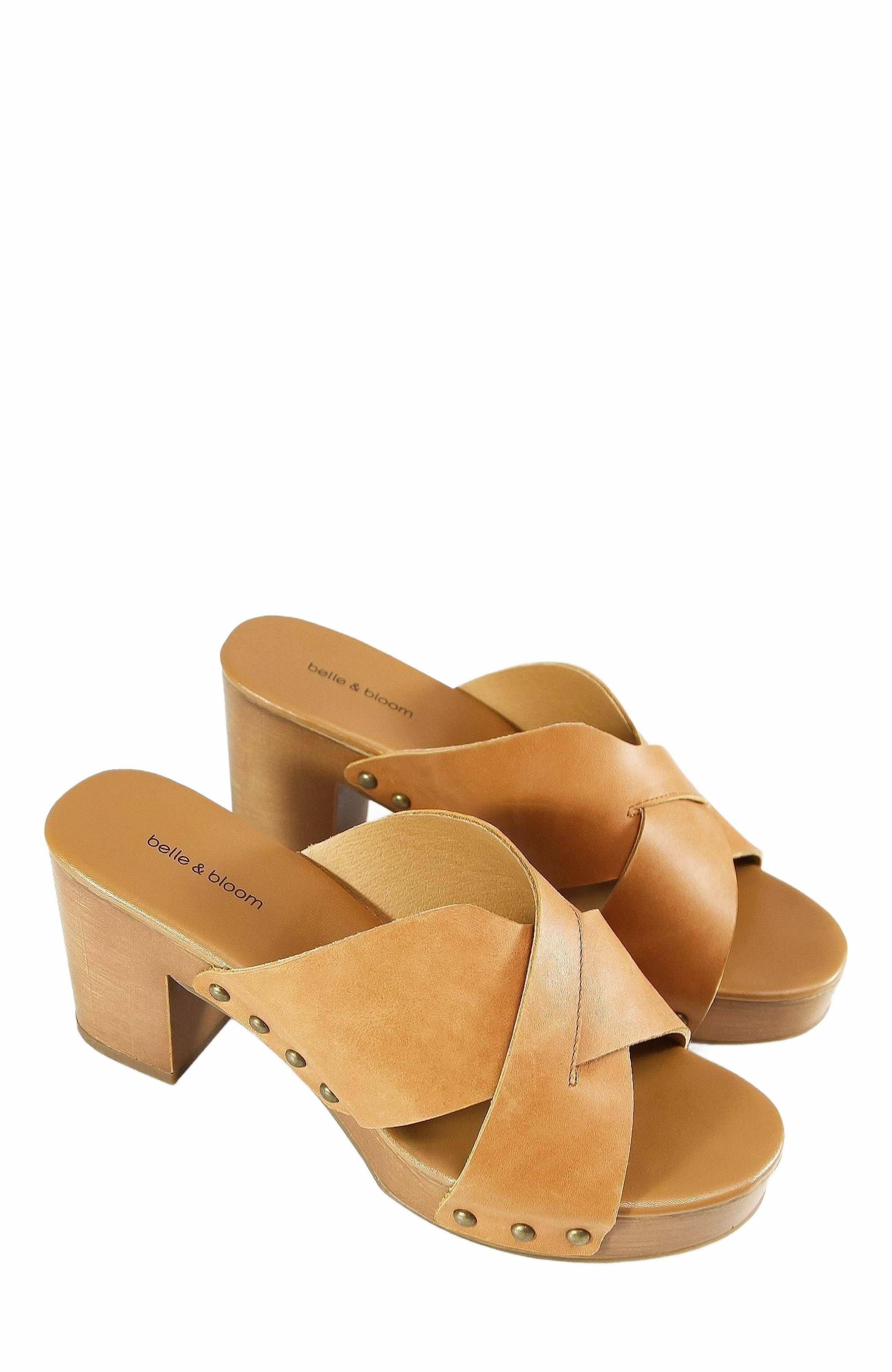 Belle & Bloom Midtown Clog Mule, Alternate, color, Tan