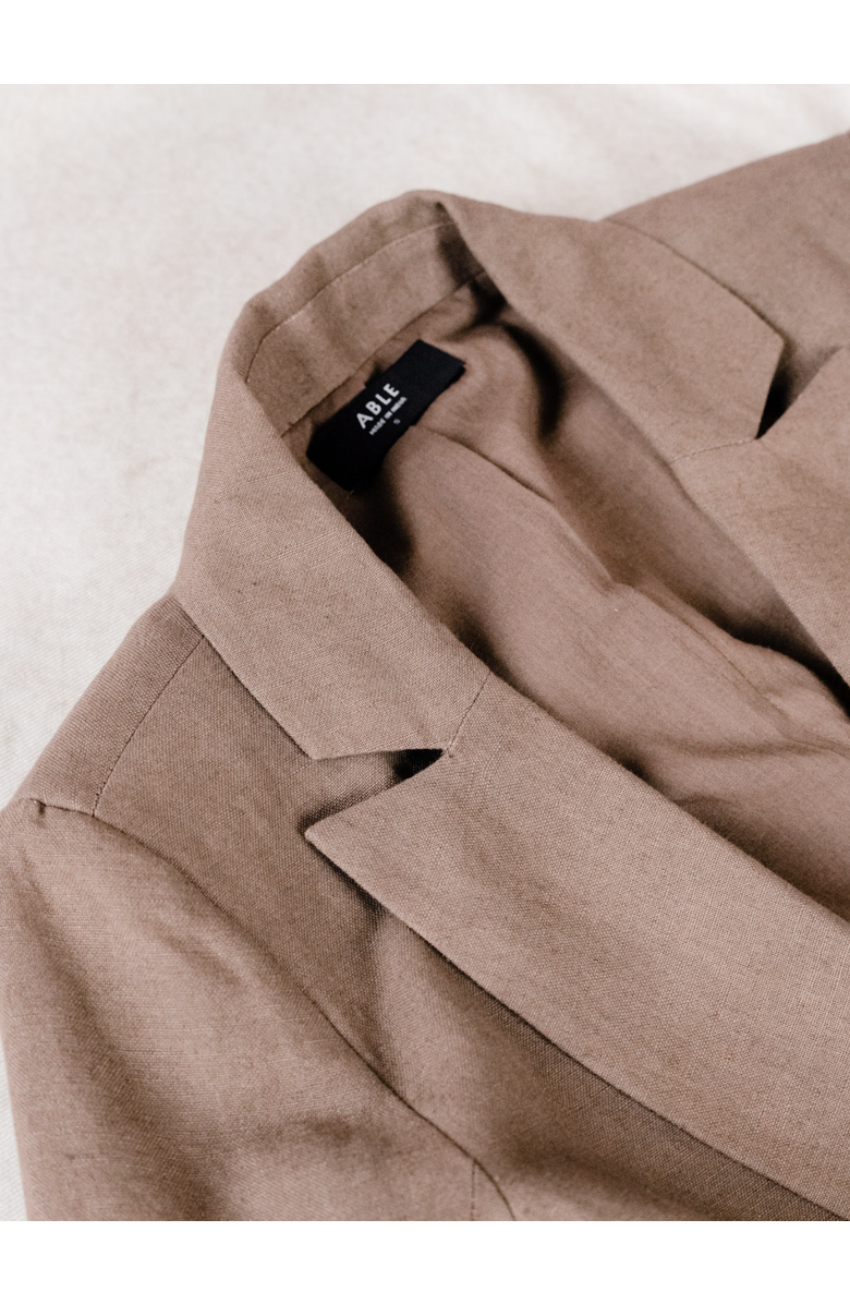 ABLE Heather Linen Blazer, Alternate, color, 