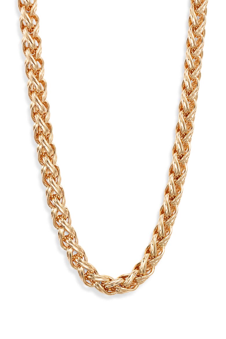 Chunky Chain Necklace, Main, color, GOLD