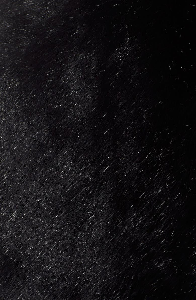 Vince Camuto Faux Fur Front Belted Vest, Alternate, color, 