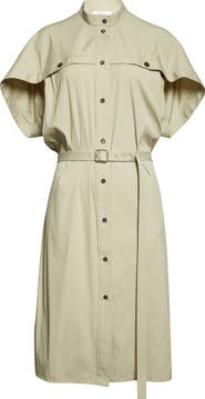FERRAGAMO Stretch Poplin Shirtdress