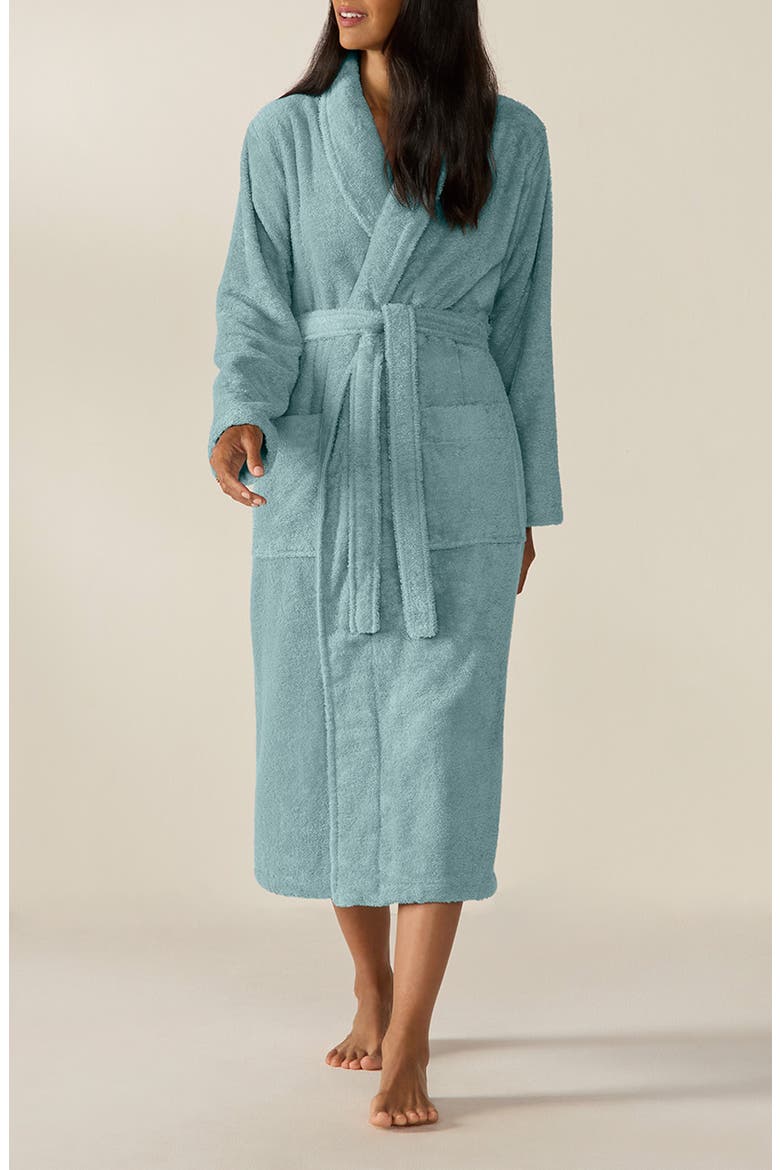Gender Inclusive Cloud Loom™ Organic Cotton Robe, Main, color, PACIFIC BLUE