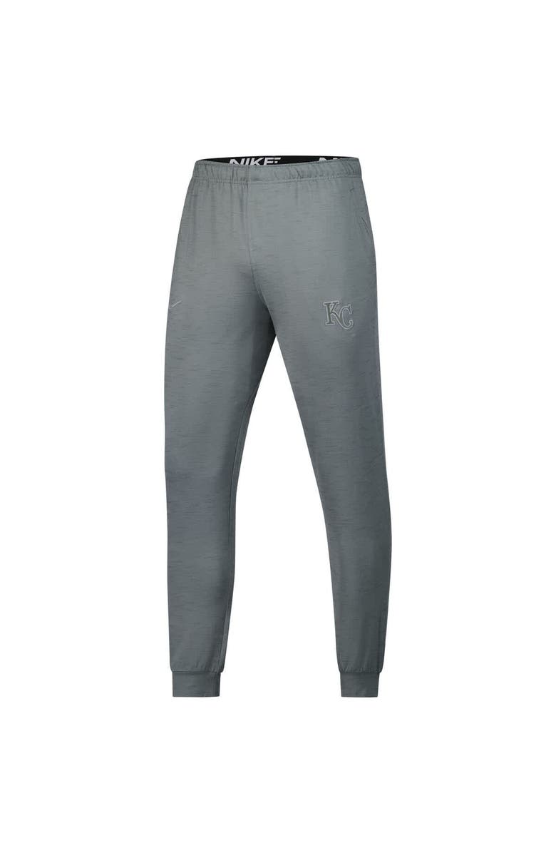 Nike Men's Nike Heather Gray Kansas City Royals Travel Performance Pants, Alternate, color, Heather Gray