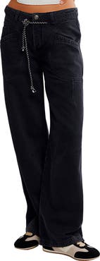 Free People Love Language Wide Leg Jeans