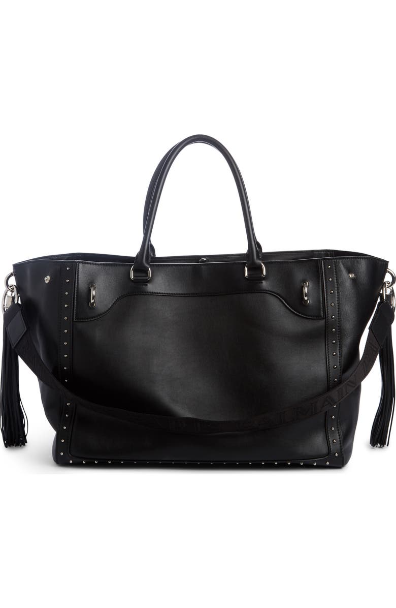 Balmain Renaissance Leather Tote, Alternate, color,