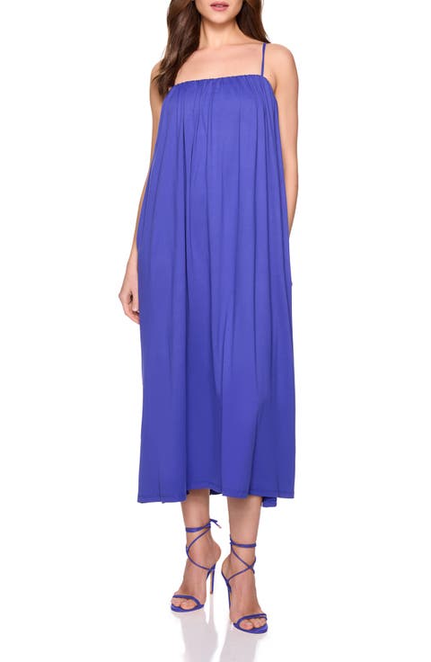 Spaghetti Strap Jersey Maxi Dress