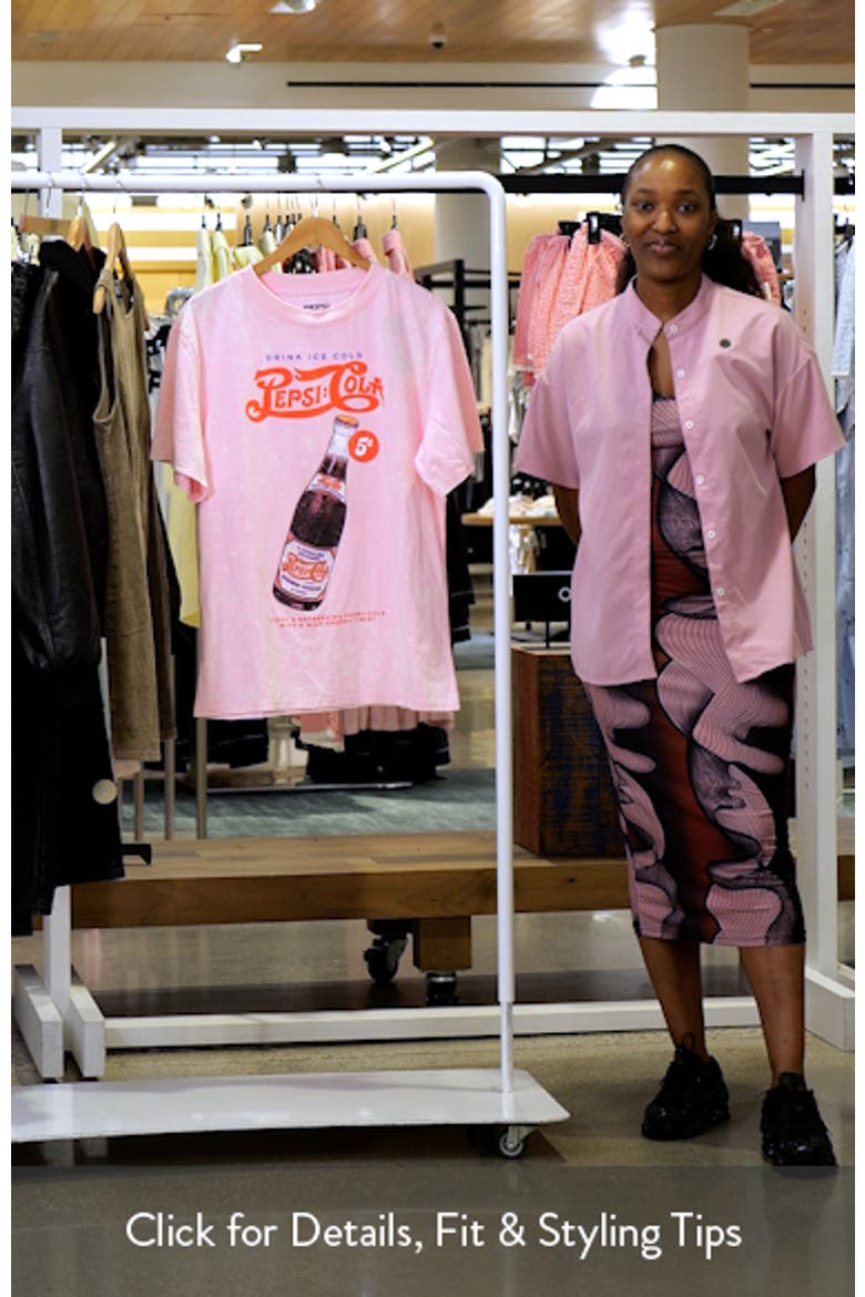 Pepsi Cola Oversize Cotton Graphic T-Shirt video