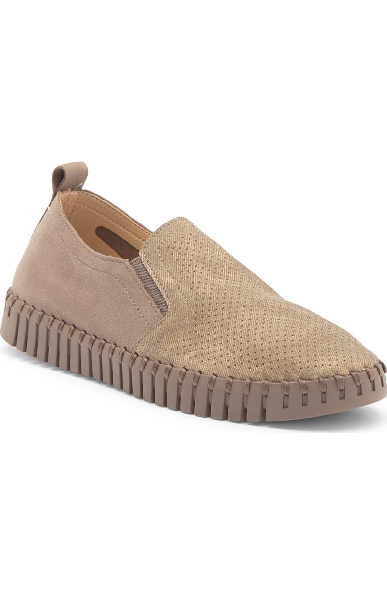 Ilse Jacobsen Tulip Perforated Slip-On Sneaker, Main, color,