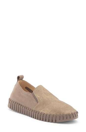 Ilse Jacobsen Tulip Perforated Slip-on Sneaker
