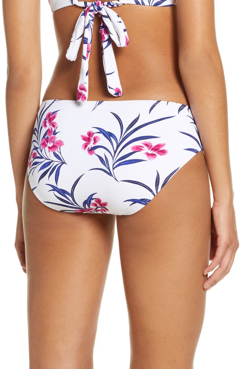 Tommy Bahama Oasis Blossoms High Waist Bikini Bottoms, Alternate, color, 