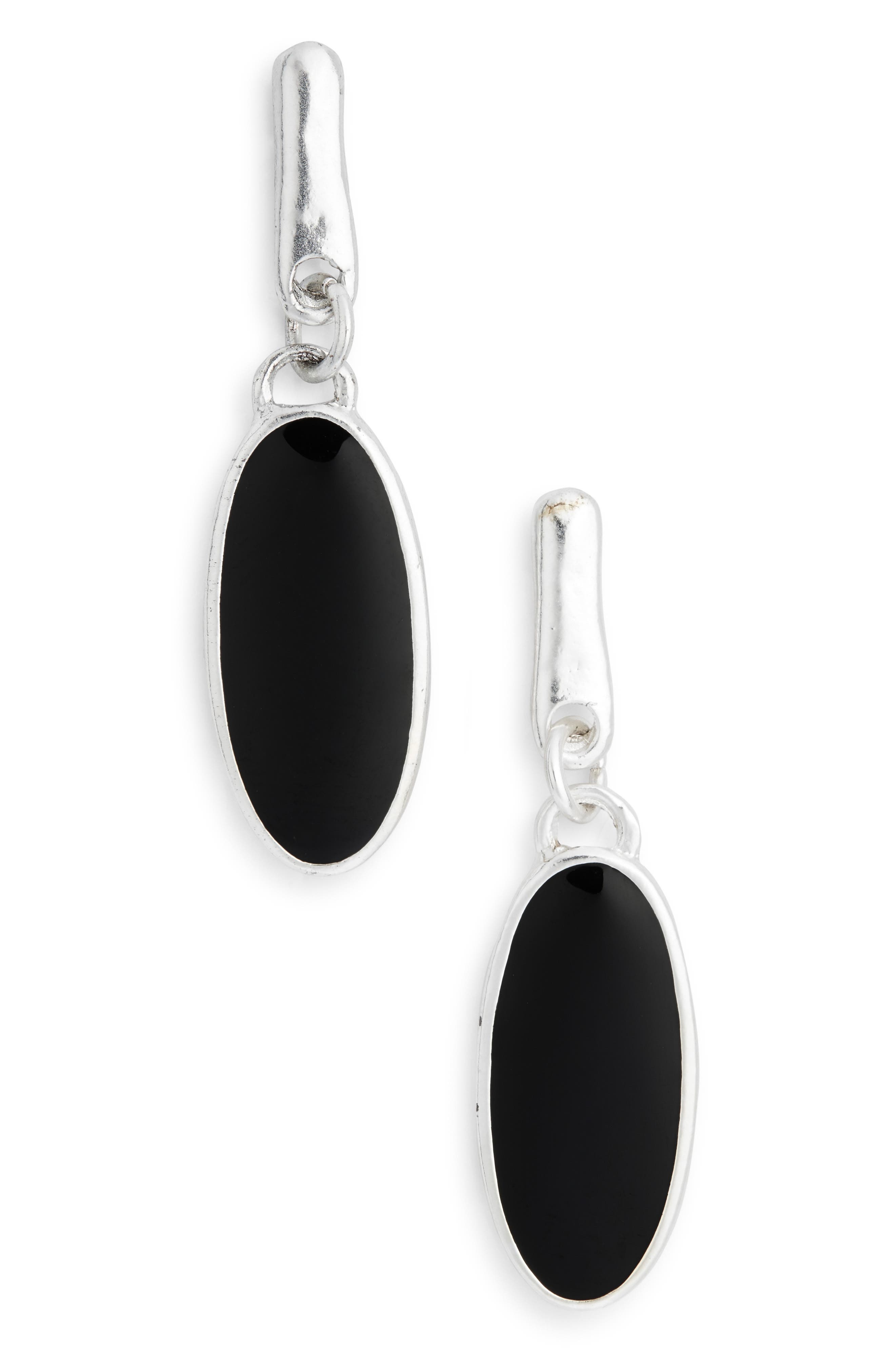 Karine Sultan Enamel Drop Earrings