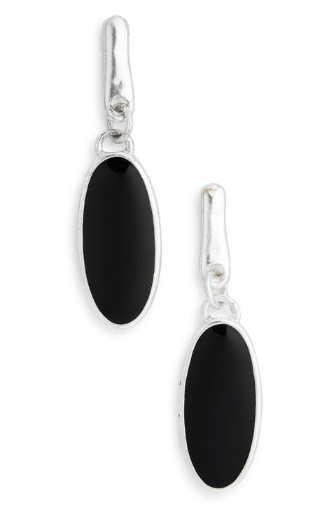 Enamel Drop Earrings