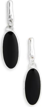 Karine Sultan Enamel Drop Earrings