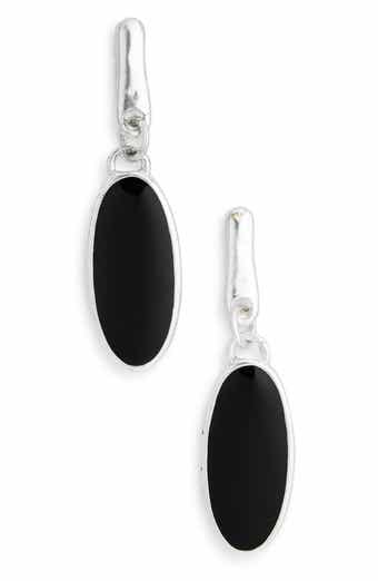 Karine Sultan Enamel Drop Earrings