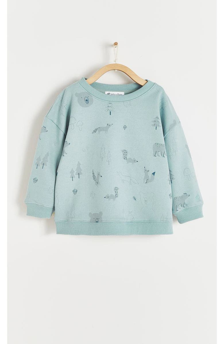 Babycottons Premium Cotton Merlin Print Sweatshirt For Infant, Alternate, color,