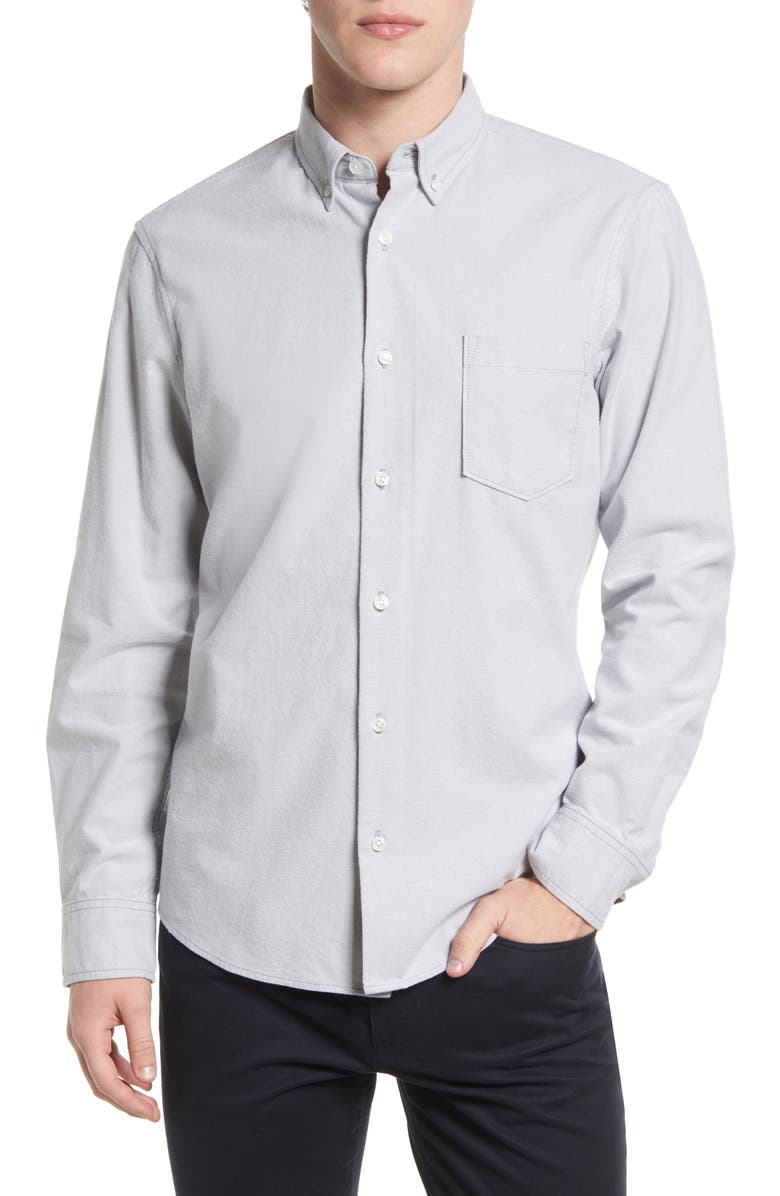 Nordstrom Oxford Button-Up Performance Shirt, Main, color,